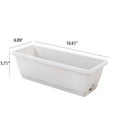 thumbnail image 3 of Hariumiu 16.61" x 6.89" x 5.71" Red Plastic Planter Box, 3 of 13
