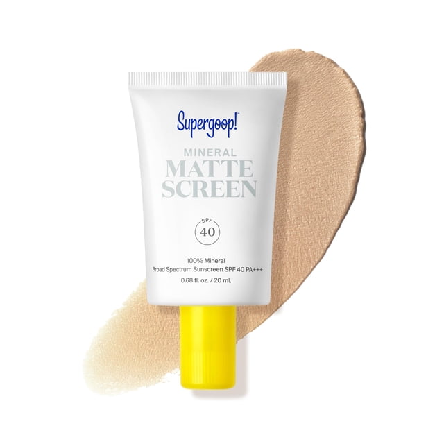 Protector solar Supergoop! Protector Mineral Mattescreen SPF 40, 20 ml