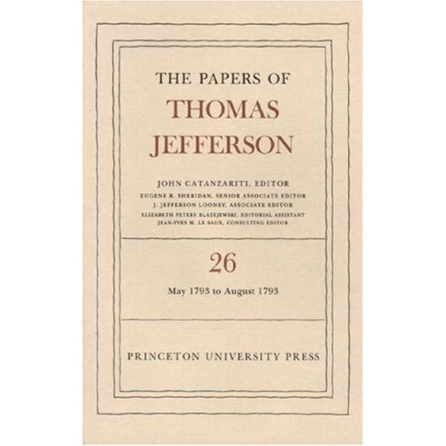 Les Papiers de Thomas Jefferson, Tome 26