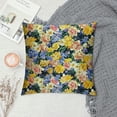 thumbnail image 2 of Daffodils Throw Pillow Cushion Cover, Floral Theme with Daffodil and Muscari Blossoms Stems Branches Classic Flourish, Decorative Square Accent Pillow Case,, 2 of 5