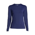 thumbnail image 3 of Lands' End Women's Plus Size SunShade UPF 50 Long Sleeve Rash Guard Swim Tee, 3 of 3