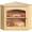 Wood, variant on Corner Bread Box for Kitchen Countertop, Delamu 2 Tier Bread Storage Container, Large Bamboo Breadbox Under Cabinet Organizer for Homemade Bread, Black