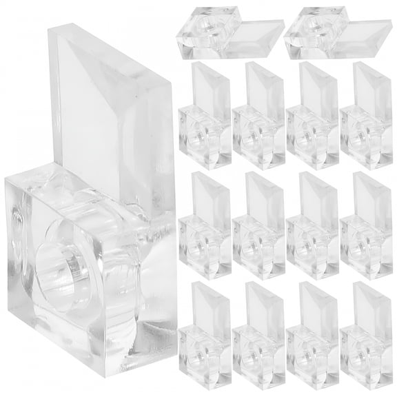 LAMIRO 25 Sets Heavy Duty Mirror Clips Mirror Holder Clips Clear Plastic Mirror Holders Mirror Mounting Clips For Wall Mounting Wardrobe Glass
