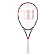 Wilson Tour Slam Adult Strung Tennis Racket, 4 3/8" - Red/Black