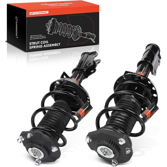 A-Premium Front Complete Strut and Coil Spring Assembly Compatible with Chevrolet Cruze 2017 2018 2019, 2-PC Set
