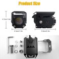 thumbnail image 4 of Motorcycle LED Driving Fog Lights 60W White and Amber LED Pods Projector Lights Spotlight Replacement, 4 of 8