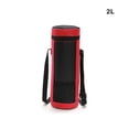 thumbnail image 4 of Cateissary Bolsa para botella de agua Funda acolchada de tela Oxford Bolsas de mano con correa para el hombro Viajes Ciclismo Accesorios Organizadores de utensilios de cocina Rojo, 4 of 6