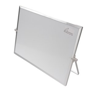 Desktop White Board, Desktop Dry Erase Board 3 Layers Paint Coating Easy Cleaning Double Sided  for School
