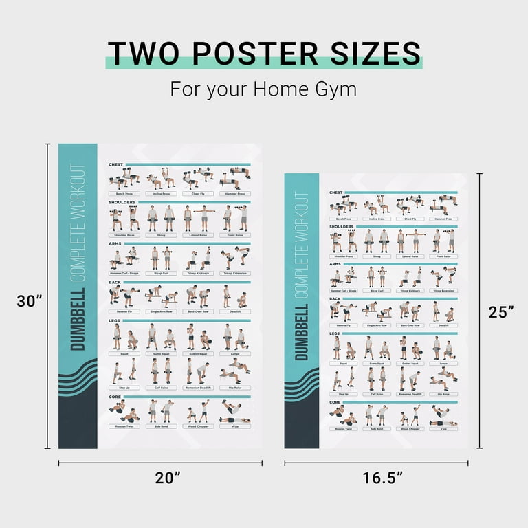 postermate-dumbbell-and-barbell-workout-exercise-poster-2-pack-20-x-30-inch-walmart-com for Free Printable Dumbbell Workout Poster PosterMate Dumbbell and Barbell Workout Exercise Poster, 2-Pack, (20 x 30 Inch) - Walmart.com for Free Printable Dumbbell Workout Poster