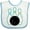White and Blue, variant on Inktastic Bowling Team Bowler Boys or Girls Baby Bib