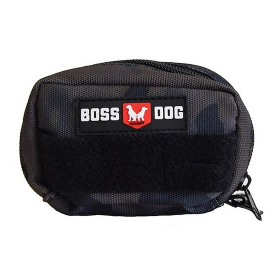 Boss Dog Tactical Molle Bag, Black Camo, Large