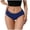 Blue, variant on Xijirk Women's Low Waist Brief Panties Sleek Flat Knit Underwear with Gentle Inner Base Layer for Daily Casual Wear,Black,S