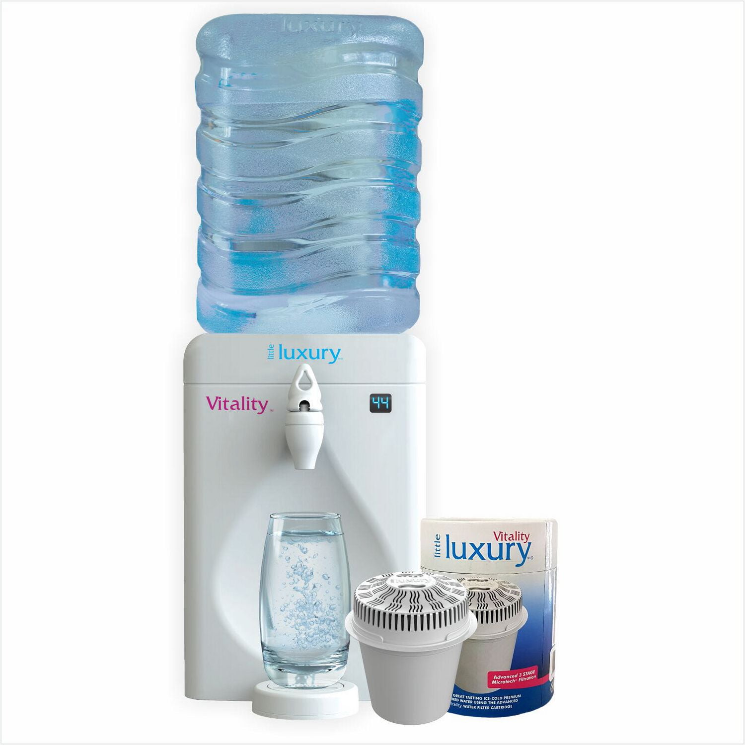 Little Luxury Vitality Countertop Cold Only Electric Water Cooler
