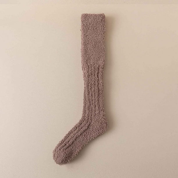 Calcetines para mujer, pantuflas, calcetines de invierno cálidos con forro polar, calcetines acogedores, suaves, gruesos y peludos, calcetines navideños para mujer