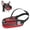 Red, variant on Soft Mesh Dog Muzzle with Reflective Adjustable Strap, Lightweight Muzzle for Large Medium Small Dogs, Prevents Biting Chewing Licking, Open Nose Design for Panting and Drinking (Pink, XS)