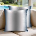 thumbnail image 2 of Pillow Covers 20x20 Set of 2, Navy Blue Grey Square Throw Pillow Covers for Couch/Sofa/Living Room, Gray Farmhouse Modern Rustic Decorative Soft Pillowcases for Couch Throw Pillows with Hidden Zipper, 2 of 9