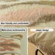 thumbnail image 3 of Funda de almohada con textura de felpa y arena movediza, funda de cojín de sofá sin núcleo, color sentido, 2 uds., 3 of 5