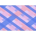 thumbnail image 1 of Ahgly Company Machine Washable Indoor Rectangle Transitional Purple Area Rugs, 3' x 5', 1 of 7