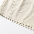 thumbnail image 6 of ZToonmas Men's Linen Style Loose Fit Shorts Elastic Waist Casual Walk Shorts Lightweight Summer 5-Inch Chino Shorts, 6 of 9