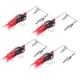 thumbnail image 3 of Señuelos de pesca compuestos de aleación de aluminio con lentejuelas giratorias de pesca, 4 Uds., para pesca en alta mar, color rojo, 3 of 14