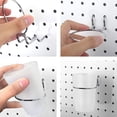 thumbnail image 3 of 6 Sets Pegboard Bins with Rings Style Pegboard Hooks with Pegboard Cups Pegboard Cup Holder Accessories Transparent,6 x Pegboard Bins with Rings 6 x cups(transparent),transparent, 3 of 6
