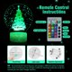 thumbnail image 4 of Luz nocturna para niños, control remoto, 16 colores, ilusión 3D para niños, lámpara de noche para dormitorio, árbol de Navidad regulable, juguetes para 2 3 4 5 6 7 8-12 años, niños, niñas, regalos, d JAMW Sencillez, 4 of 5