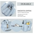 thumbnail image 4 of KL928 Women Large Purses Multi-Pocket Handbags PU Leather Tote Bag, 4 of 5