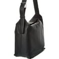 thumbnail image 3 of The Row Isa Leather Hobo Bag, Black, 3 of 4