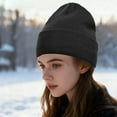 thumbnail image 3 of JGJJUGN Women's Warm Knitted Hats, Satin-Lined Woolen Beanies, Acrylic Knit Caps, Protective Hairstyles, Elastic Stretchy Winter Hat, Soft Comfortable Headwear, All-Season Accessory, 3 of 5