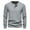 Gray, variant on Wyobmus Mens Waffle Pullover Sweatshirts Long Sleeve Round Neck T-Shirt Tops Blouse Khaki
