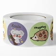 thumbnail image 4 of Etiqueta engomada de animales, pegatinas autoadhesivas para regalos de fiesta de 1 pulgada, 500 pegatinas por, 4 of 4