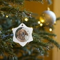 thumbnail image 7 of 3drose, Portrait of a Happy Golden Retriever Dog - Na02 Zmu0158 - Zandria Muench Beraldo, 3 inch Snowflake Porcelain Ornament, 7 of 7