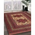 thumbnail image 2 of Ahgly Company Indoor Square Traditional Red Persian Area Rugs, 7' Square, 2 of 6
