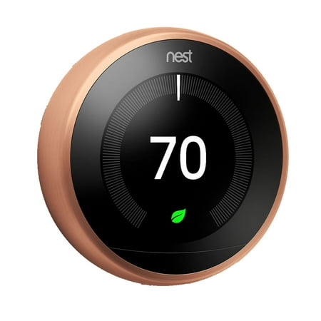 Nest 3rd Generation Learning Thermostat - Copper