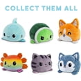 thumbnail image 5 of The Original Reversible Octopus Plushie - Pink + Aqua - Cute Sensory Fidget Stuffed Animals That Show Your Mood, 4 Inch, 5 of 5