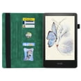 thumbnail image 6 of ELEHOLD Multi-Angle Leather Case for Kindle Paperwhite 7 inch Universal/Signature Edition 12th/Colorsoft Signature 2024 Release with Card Slots Kickstand Shockproof Business Case,Green, 6 of 9