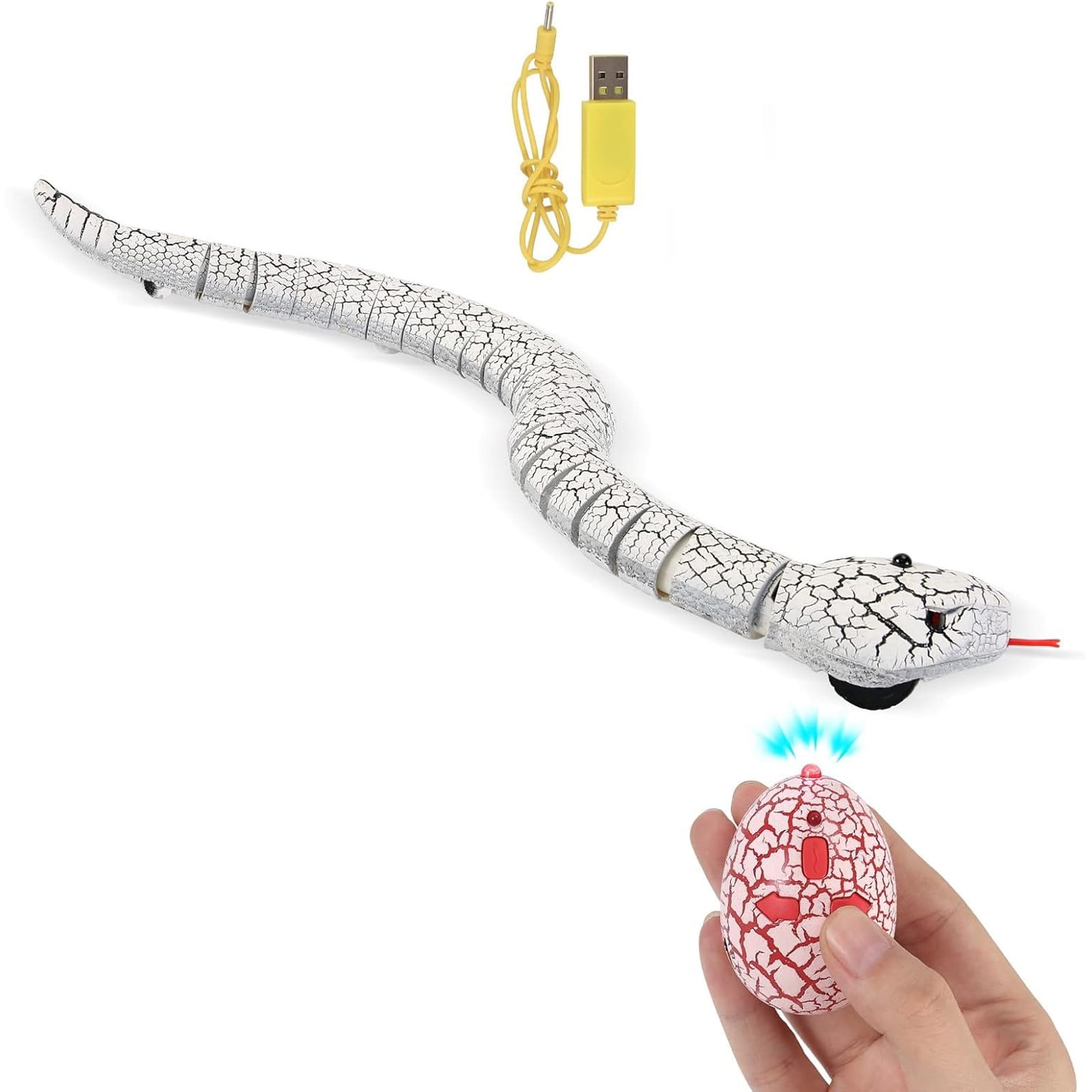 2. Robotic Rattlesnake Toy Featuring Multi-Terrain Mobility & ABS For Family Fun