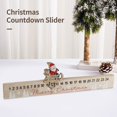 thumbnail image 2 of Christmas Santa Countdown Calendar Festive Wooden Home Decor Creative Eco-friendly Countdown Slider for Holiday, 2 of 9