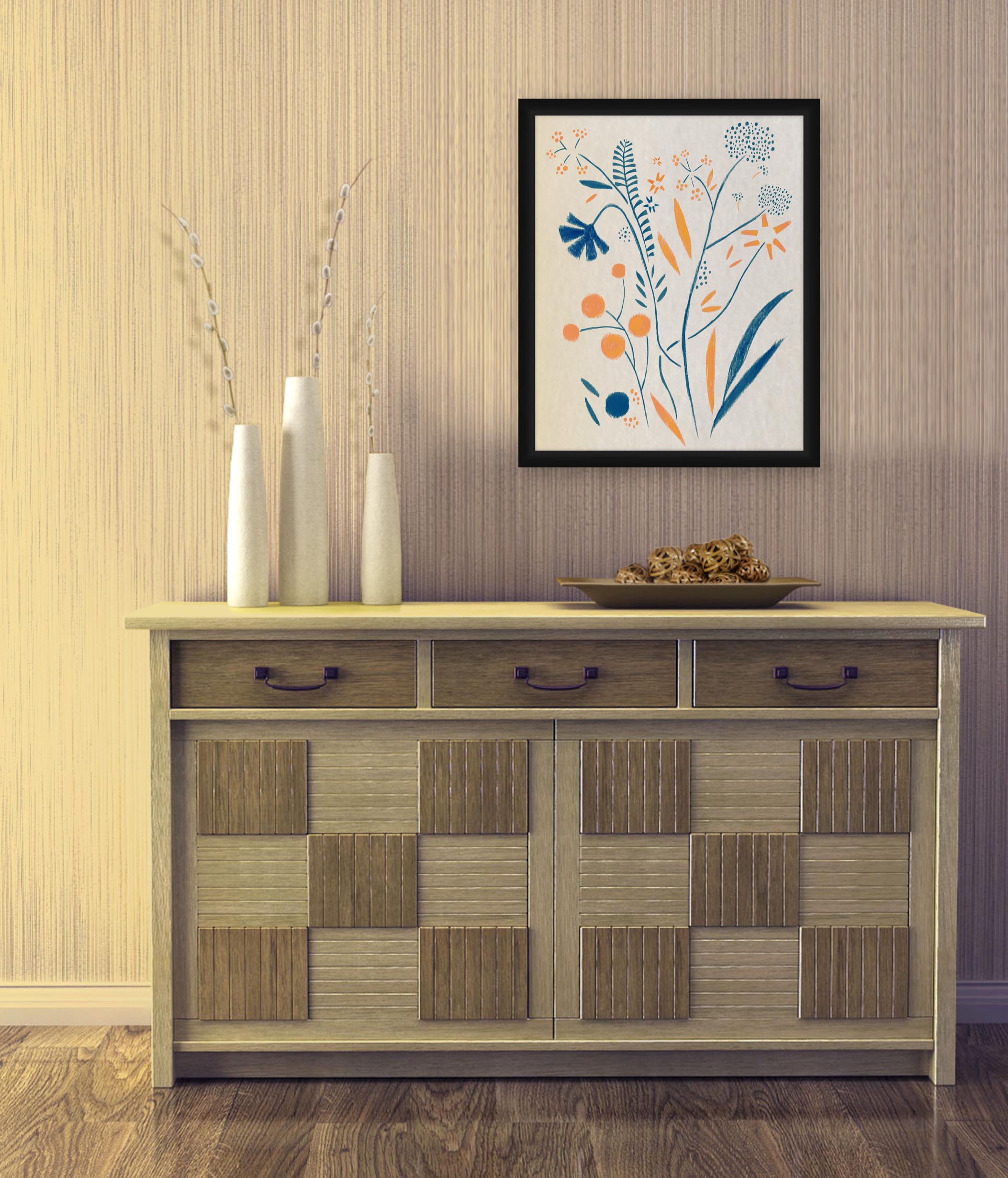 PTM Images Graphic Prints Flowers Framed Art Prints