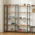 thumbnail image 4 of Casacomoda 5-Tier Bookshelf, Freestanding Book Shelf, Home Office Bookcase, Storage Shelving Unit for Bedroom, Living Room, Vintage, 4 of 6