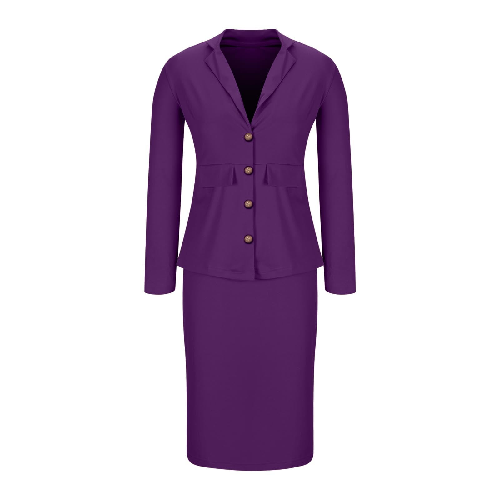 Fanxing Bodycon Blazer Dress for Women 2 Piece Outfits Mini Dress Long Sleeve Notch Collar Wrap Suit Jackets Work Shirts
