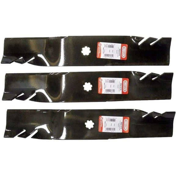3Pk 592-616 G5 Gator Blades Compatible With John Deere AM137757, AM137758, AM141035, AM141036, GX21784, GX21785, GX21786, GY20852