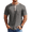 Dark Grey, variant on COOFANDY Mens Henley Shirts Short Sleeve Casual Button T-Shirts Slim Fit Tee Shirts Summer Vintage T Shirts with Pocket