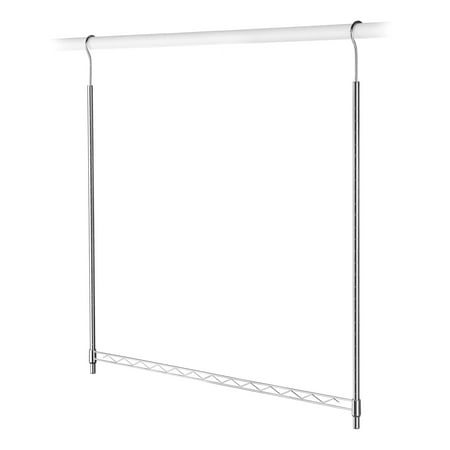 Whitmor Double Rod Closet Extender - Chrome - 2.75" x 34.75" x 33.5"