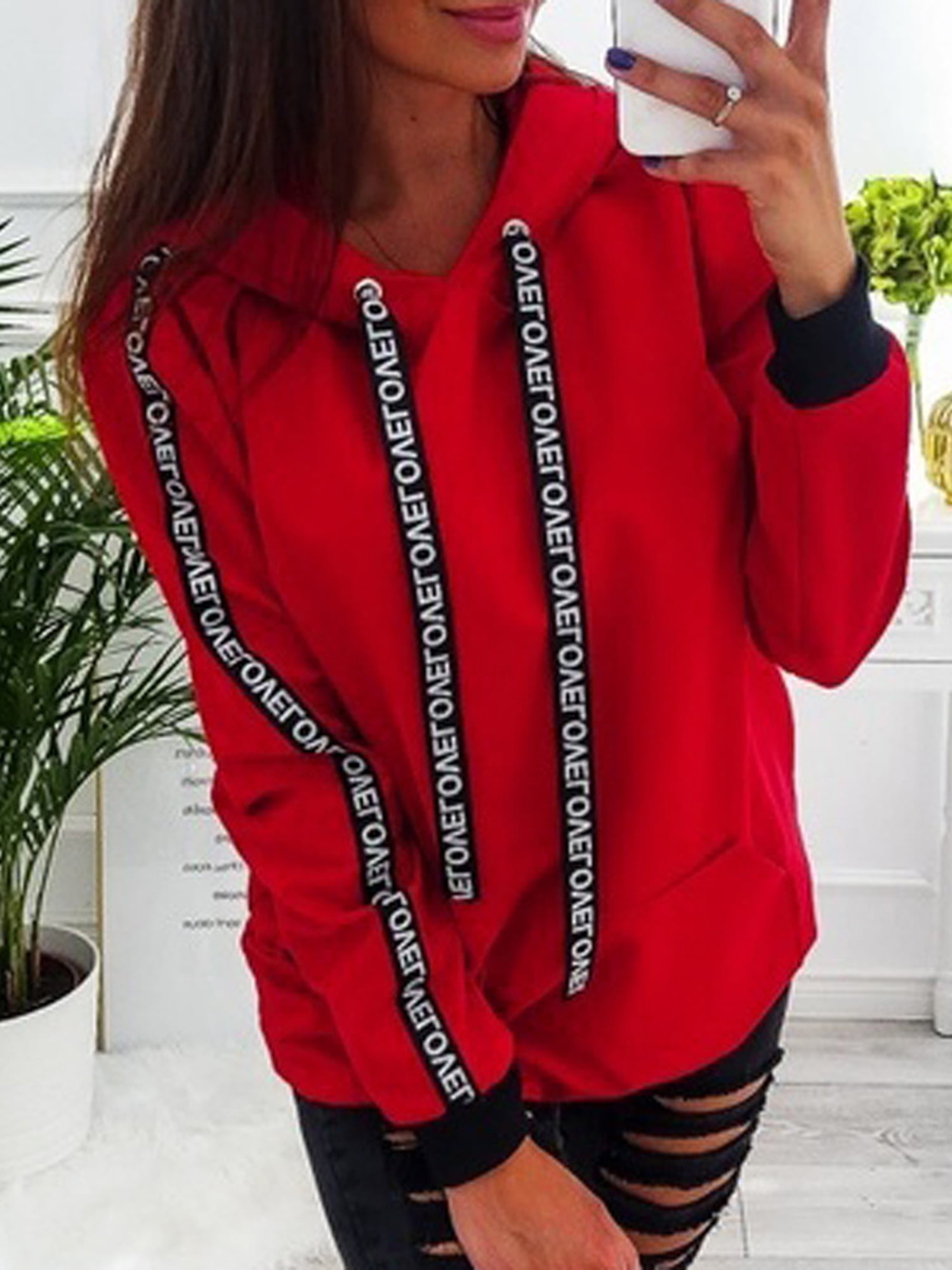 5xl red hoodie