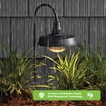 thumbnail image 6 of Better Homes & Gardens Corbyn Matte Black Metal Solar Powered LED Landscape Walkway Light, 20 Lumens, 6 of 9