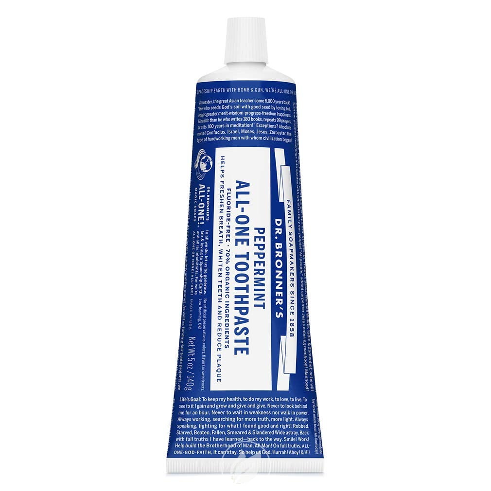 DR. BRONNER'S MAGIC SOAPS AllOne Toothpaste Peppermint 5 OUNCE