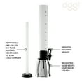 thumbnail image 6 of Oggi Beer Tower 3L/100oz - Beverage Dispenser with Spigot & Ice Tube, Margarita, Mimosa, Holds 6 Pints of Beer - Stainless Color Model, 6 of 9