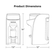 Baby Brezza Formula Pro Advanced Formula Dispenser Machine - Automatically Mix a Warm Formula Bottle Instantly - Easily Make Bottle with Automatic Powder Blending