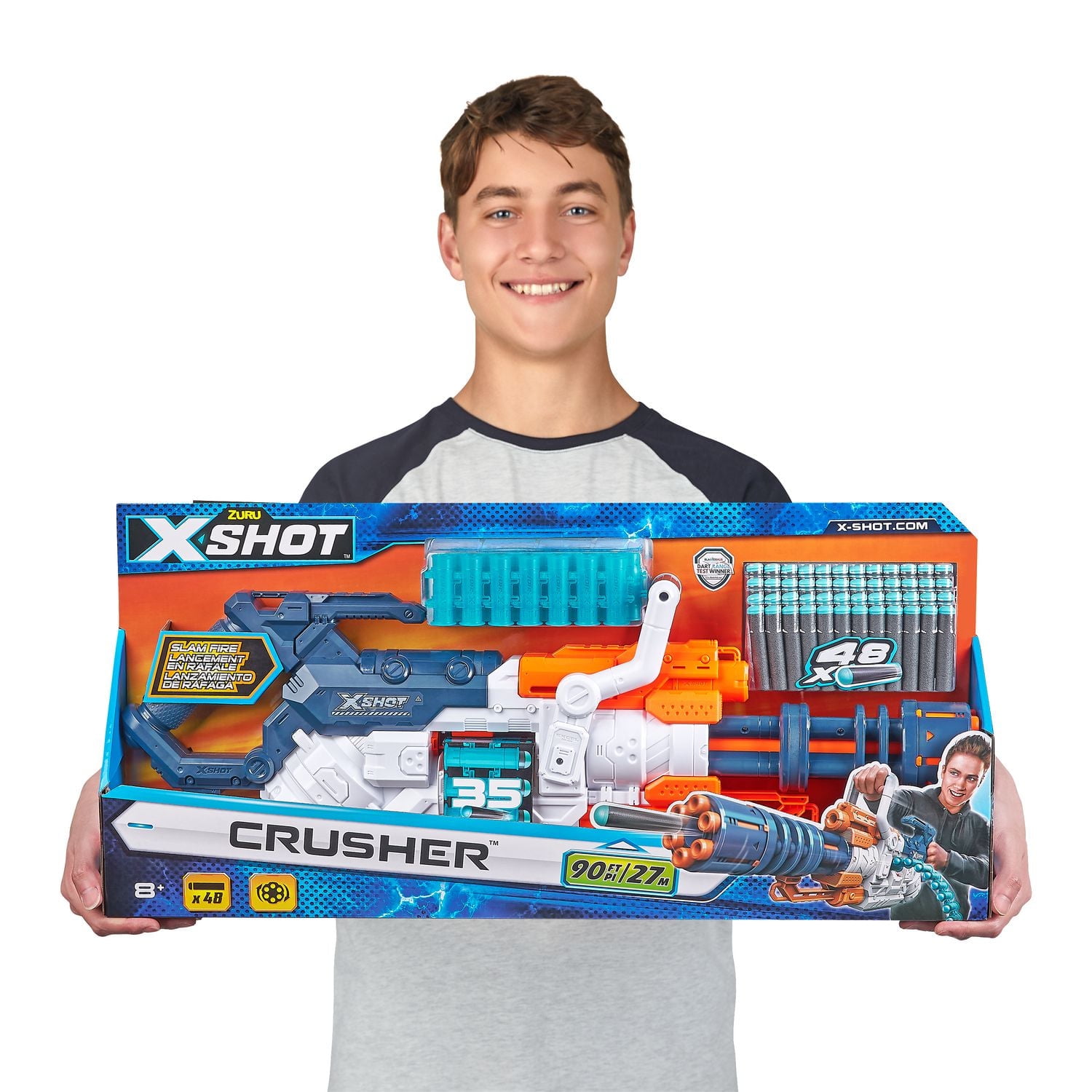 X-Shot Excel Crusher Foam Dart Blaster - Walmart.ca
